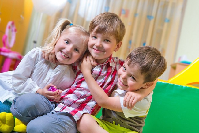 Spielende Kinder im Pfarrkindergarten St. Johann im Pongau